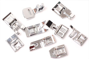 je suis débutant pieds de machine à coudre