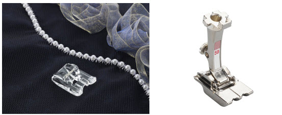 Pied presseur passepoil