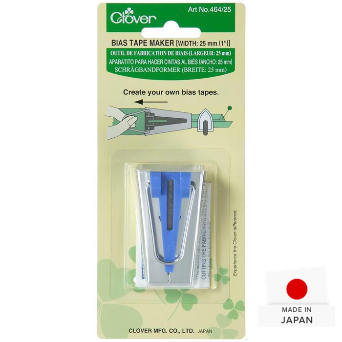 Appareil à fabriquer du biais 25mm Clover Appareil à fabriquer du biais 25mm Clover