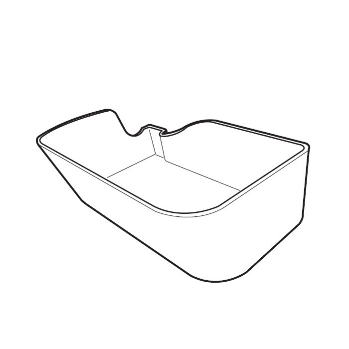 Bac à déchets surjeteuse ELNA 864 air Bac à déchets surjeteuse ELNA 864 air