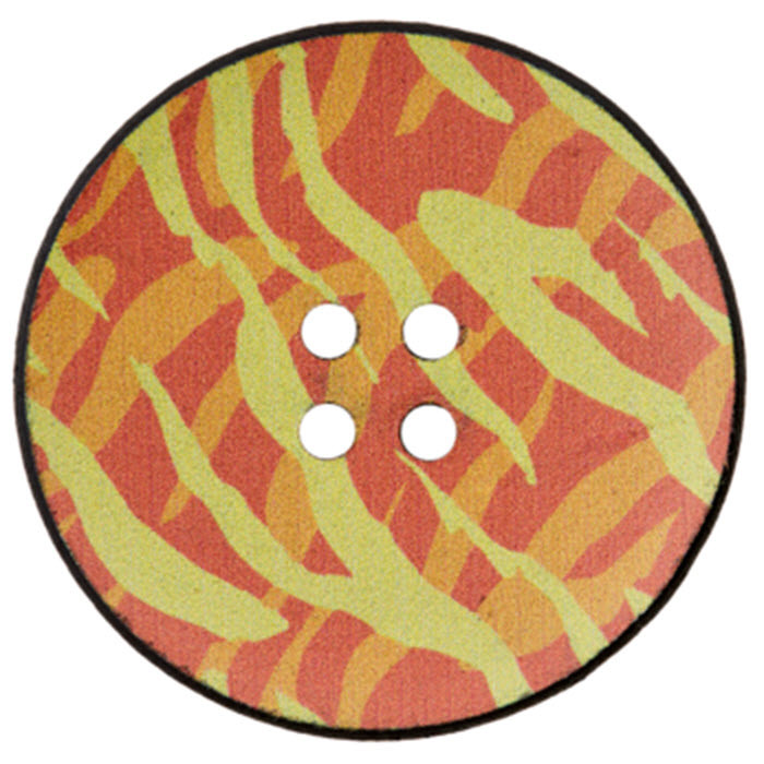 Bouton 4 trous cuir recyclé 30mm Bouton 4 trous cuir recyclé 30mm