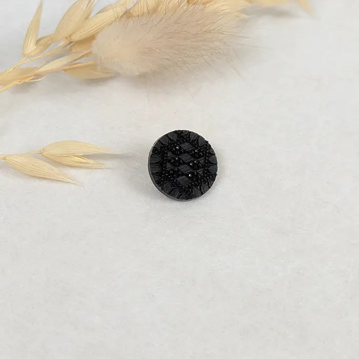 Bouton dentelle noir 15mm Bouton dentelle noir 15mm