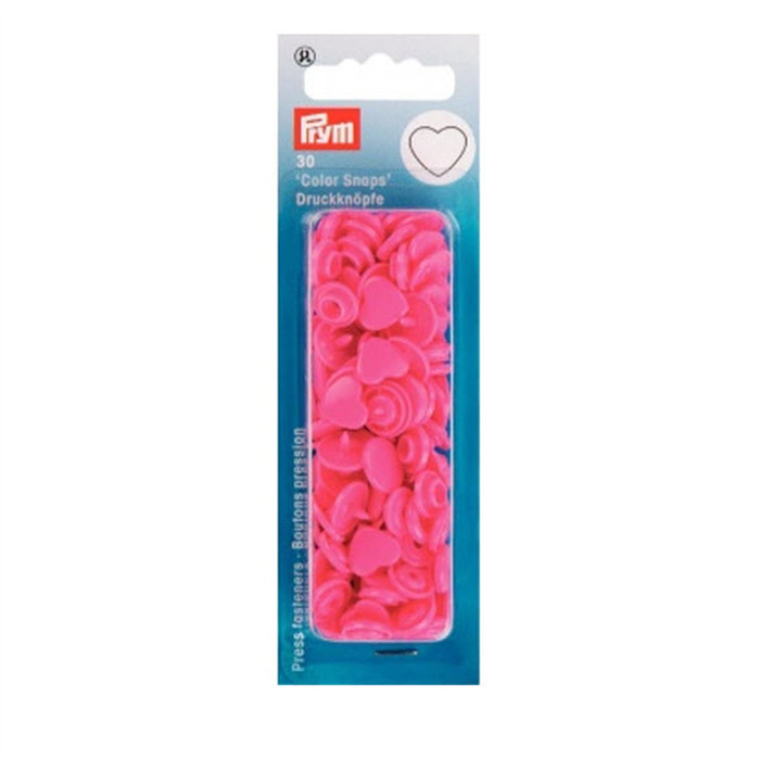 Bouton pression 12.4mm rose coeur Prym Bouton pression 12.4mm rose coeur Prym