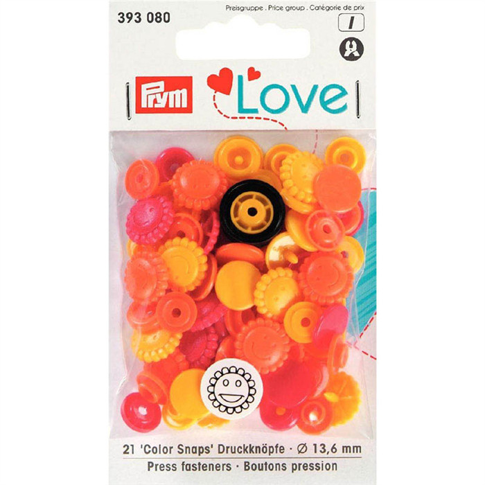 Bouton pression 13.6mm fleurs Prym Bouton pression 13.6mm fleurs Prym