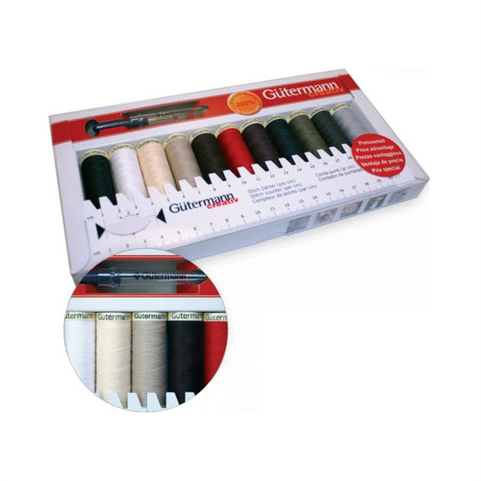 Box bobine 11 x 100m + accessoires Gutermann Box bobine 11 x 100m + accessoires Gutermann