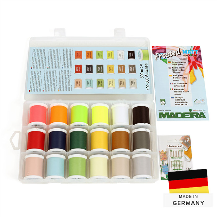 Box Madeira FROSTED MATT N°40 18x500m Box Madeira FROSTED MATT N°40 18x500m