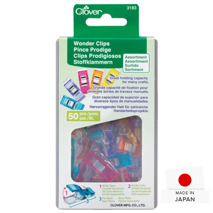 Clips (50) prodige assortiment Clover Clips (50) prodige assortiment Clover