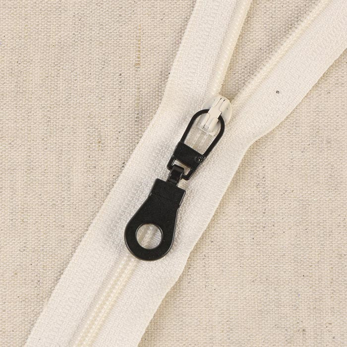 Curseur métal tirette fantaisie noir Curseur métal tirette fantaisie noir