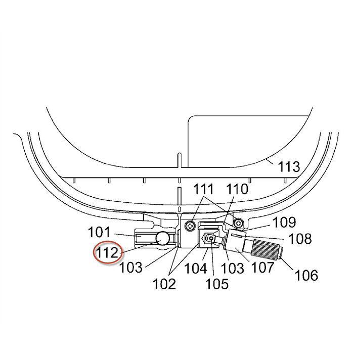 Ecrou serrage pour cadre à broder Ecrou serrage pour cadre à broder