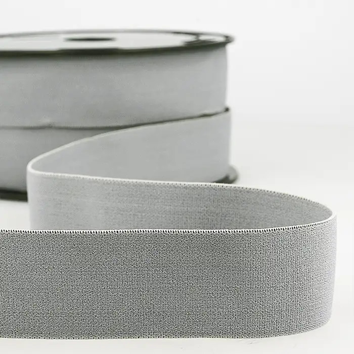 Elastique boxer 32mm Gris clair au mètre Elastique boxer 32mm Gris clair au mètre