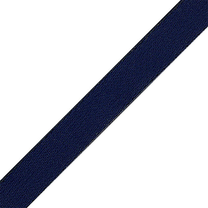 Elastique bretelle marine 10mm au mètre Elastique bretelle marine 10mm au mètre