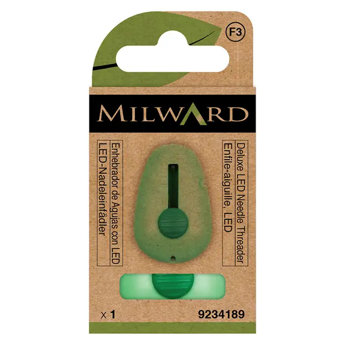 Enfileur d'aiguille avec lampe LED Enfileur d'aiguille avec lampe LED