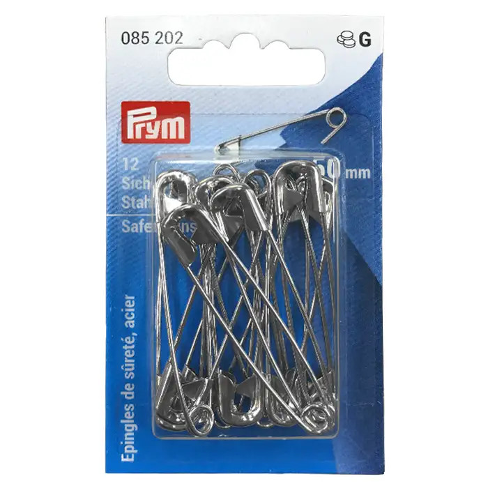 Epingles de sûreté (12) 50mm Prym Epingles de sûreté (12) 50mm Prym