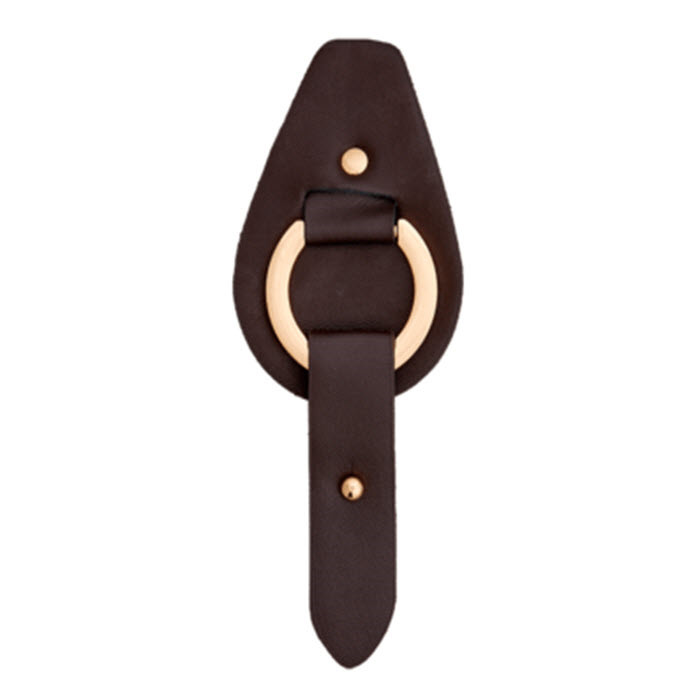 Fermoir polyester/métal brun Fermoir polyester/métal brun