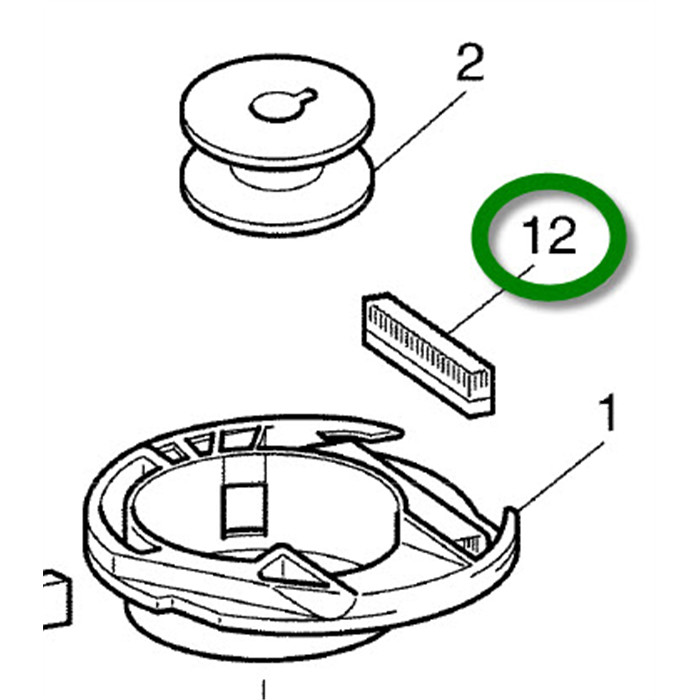 Feutre embase boitier à canette Brother Feutre embase boitier à canette Brother