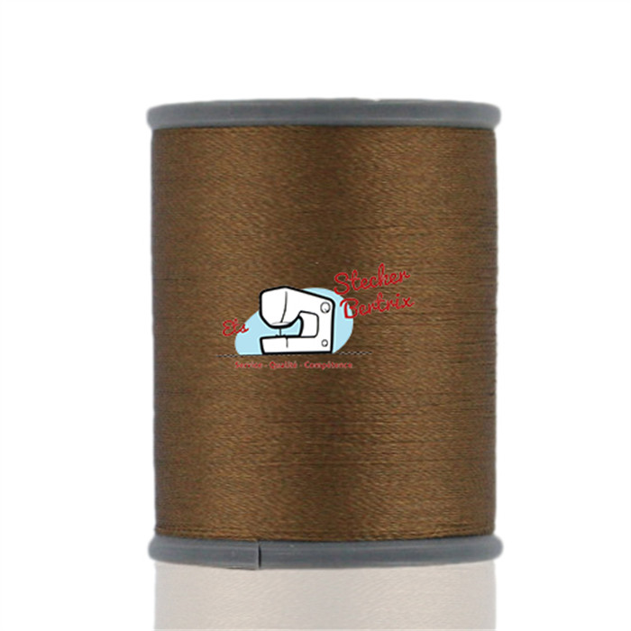 Fil à broder Brother n°50 300m ET157S Chocolat lait Fil à broder Brother n°50 300m ET157S Chocolat lait