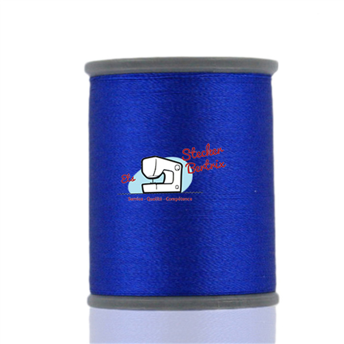 Fil à broder Brother n°50 300m ET406 Outremer Fil à broder Brother n°50 300m ET406 Outremer