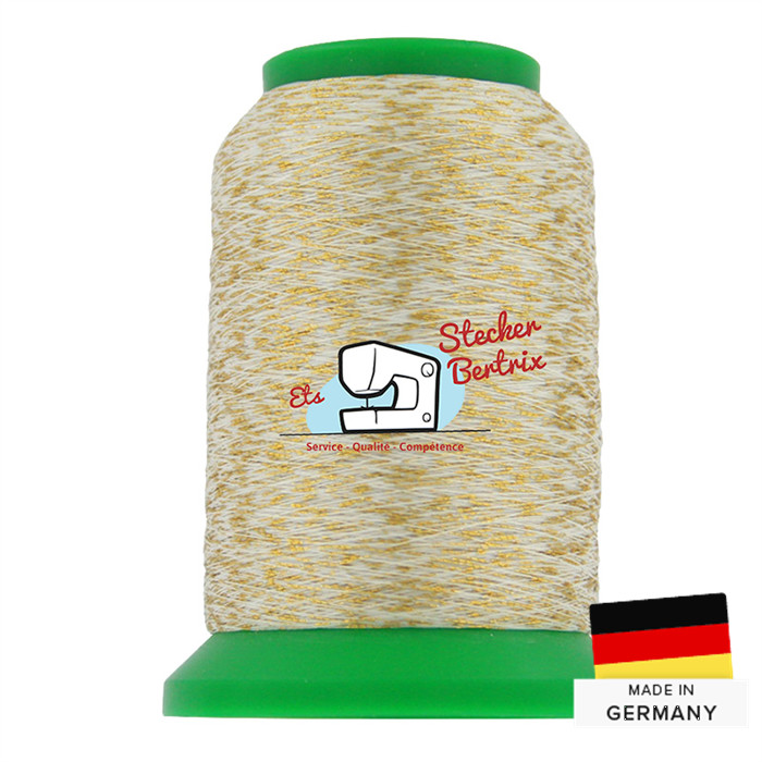 Fil à broder Isamet 40 1000m 9964 White Gold Fil à broder Isamet 40 1000m 9964 White Gold