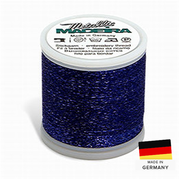 Fil à broder Madeira Metallic 038 Royal Blue Fil à broder Madeira Metallic 038 Royal Blue