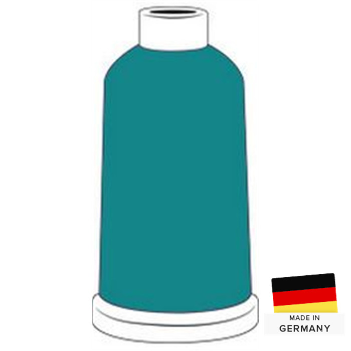 Fil à broder Madeira Rayon 40 1000m 1090 vert sarcelle Fil à broder Madeira Rayon 40 1000m 1090 vert sarcelle