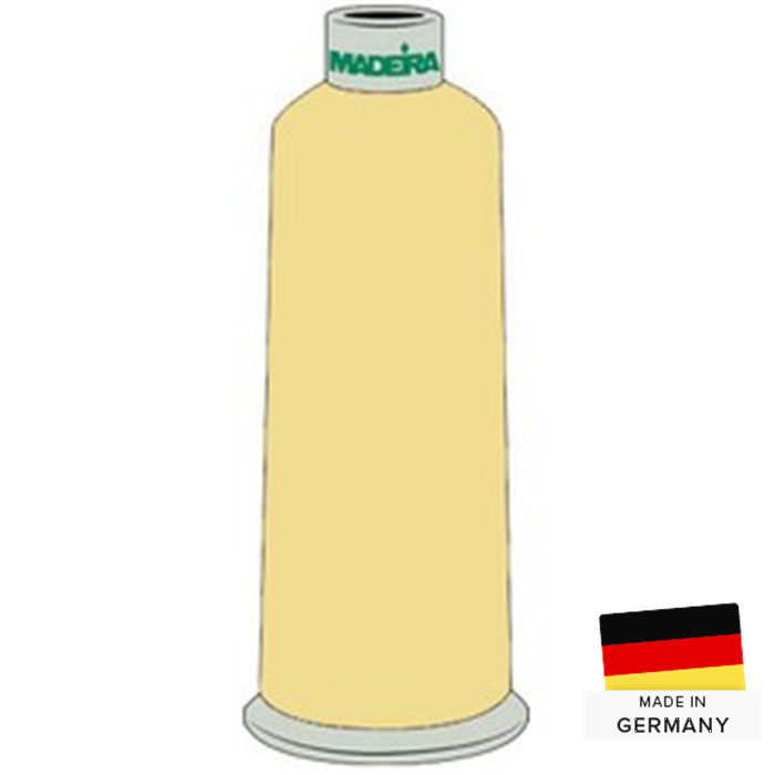 Fil à broder Polyneon 40 5000m 1866 jaune pastel Fil à broder Polyneon 40 5000m 1866 jaune pastel