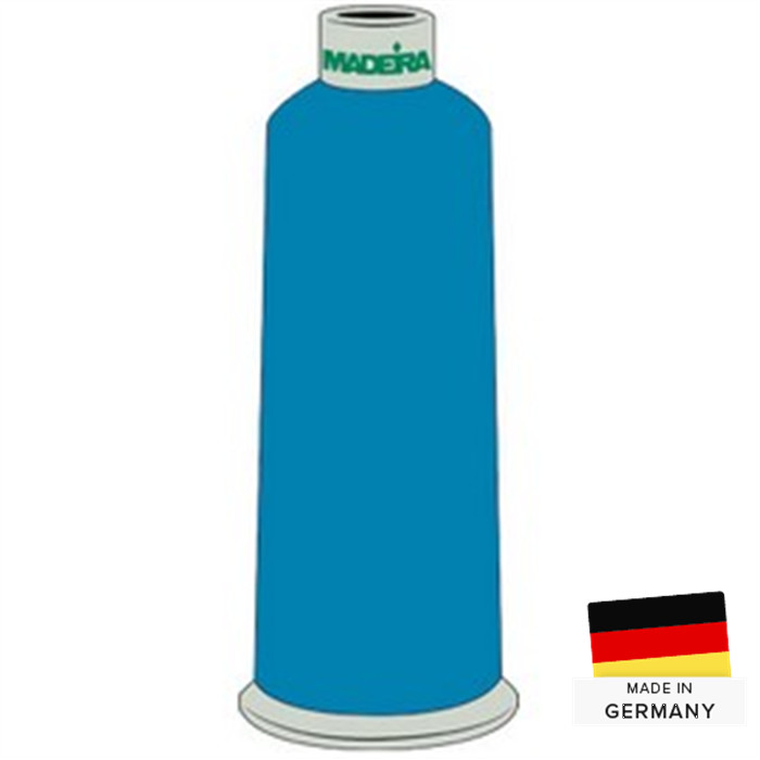 Fil à broder Polyneon 40 5000m 1977 bleu paon Fil à broder Polyneon 40 5000m 1977 bleu paon