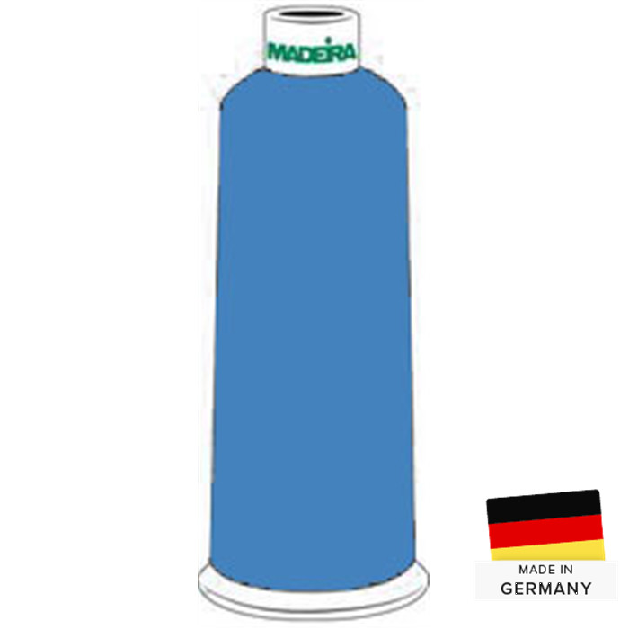Fil à broder Rayon Madeira 40 5000m 1497 bleu paon Fil à broder Rayon Madeira 40 5000m 1497 bleu paon