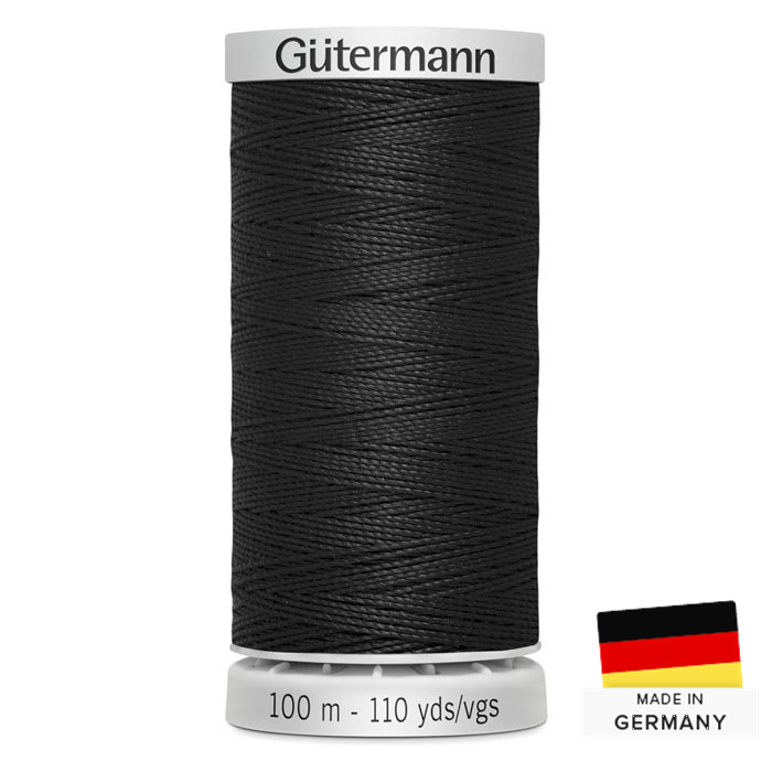 Fil à coudre Gutermann Extra Fort 100m 000 Noir Fil à coudre Gutermann Extra Fort 100m 000 Noir