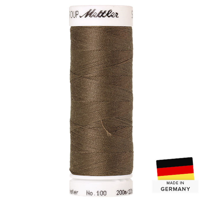 Fil à coudre Mettler Seralon Polyester 200m 0269 taupe moyen Fil à coudre Mettler Seralon Polyester 200m 0269 taupe moyen