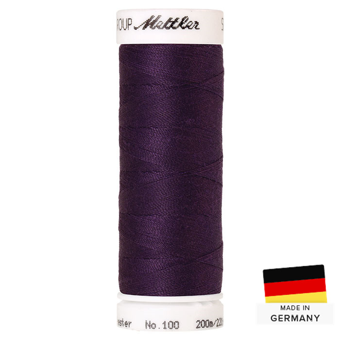 Fil à coudre Mettler Seralon Polyester 200m 0578 prune foncé Fil à coudre Mettler Seralon Polyester 200m 0578 prune foncé