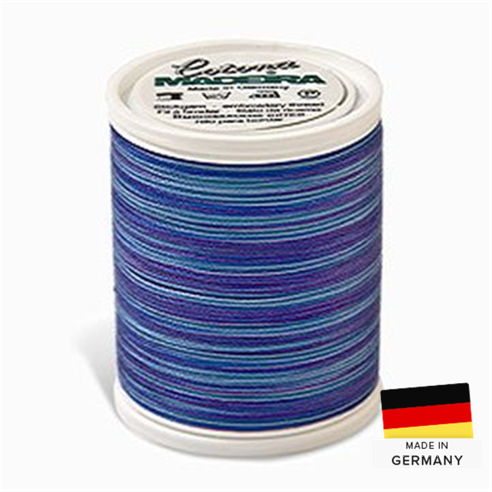 Fil décoratif Madeira Cotona n°30 400m 508 Blue Lagoon Fil décoratif Madeira Cotona n°30 400m 508 Blue Lagoon