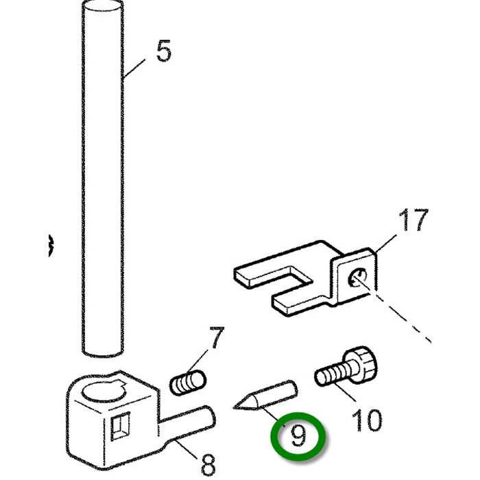 Goupille serrage pince aiguille Brother Goupille serrage pince aiguille Brother