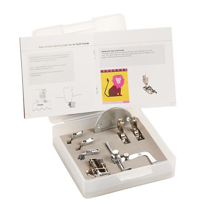 Kit de pieds pour quilt Bernette 08 Straight Stitch Kit de pieds pour quilt Bernette 08 Straight Stitch