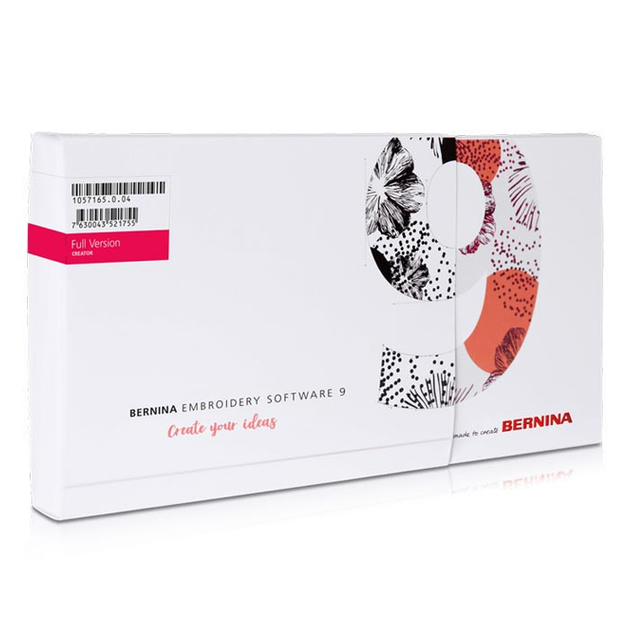 Logiciel de broderie Bernina Creator 9 Logiciel de broderie Bernina Creator 9