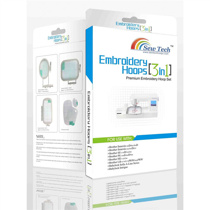 Pack de 3 Cadres à broder SEWTECH Pack de 3 Cadres à broder SEWTECH