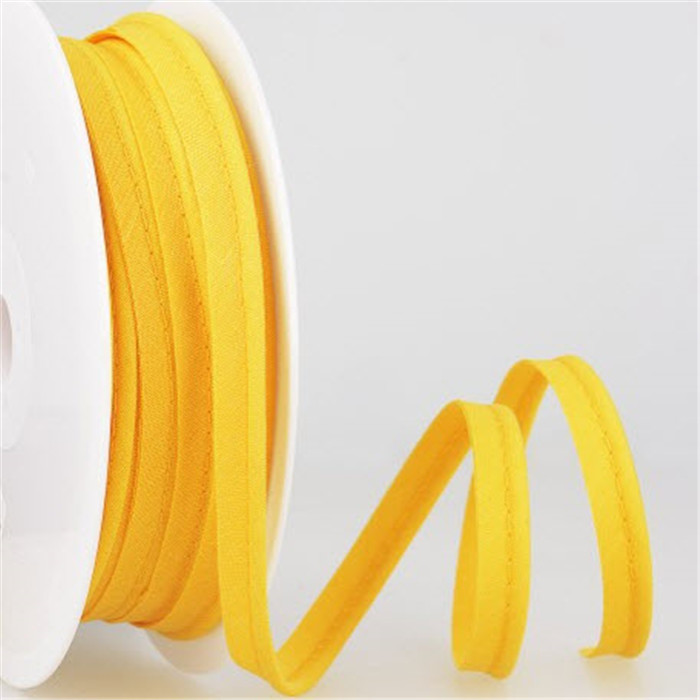 Passepoil mèche 2mm jaune citron /mètre Passepoil mèche 2mm jaune citron /mètre