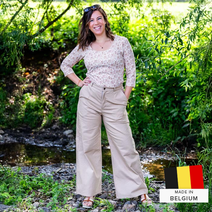 Patron KAKI pantalon chino Femme - Klafoutis Patron KAKI pantalon chino Femme - Klafoutis