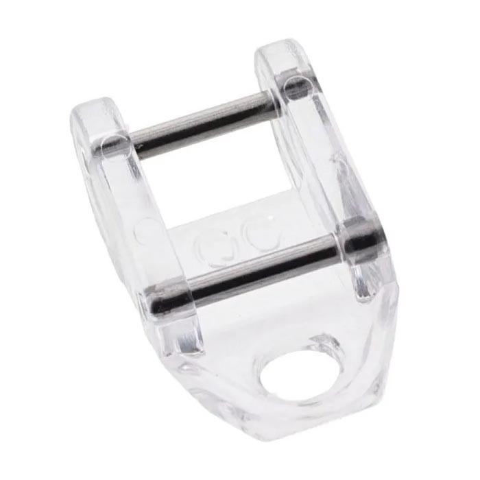 Pied QC pour piqué libre transparent fermé Janome Pied QC pour piqué libre transparent fermé Janome