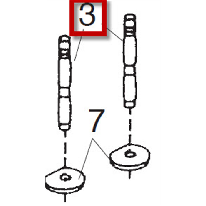 Porte bobine vertical plastique Porte bobine vertical plastique