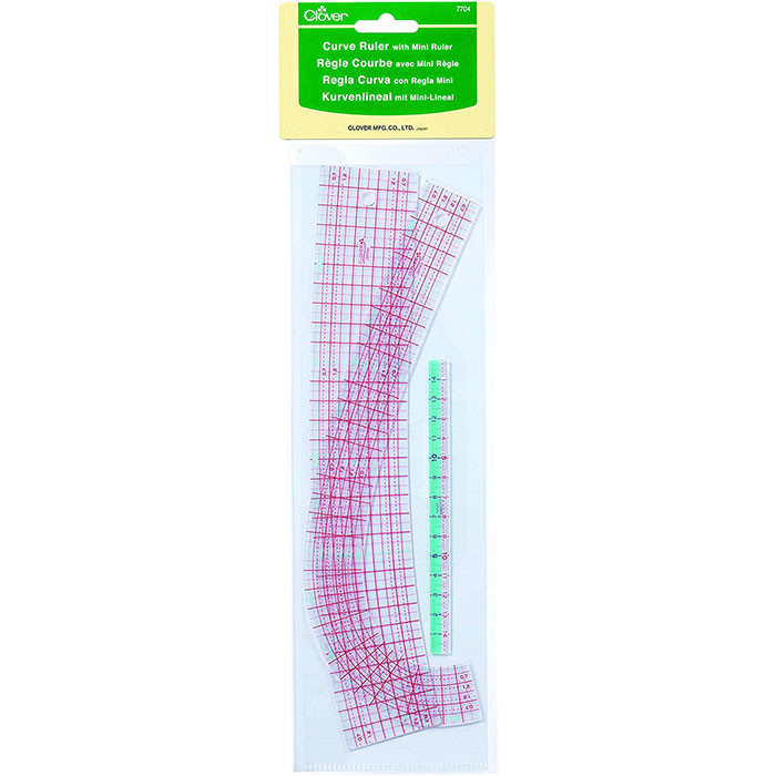 Règles (kit) courbes graduées souples Clover Règles (kit) courbes graduées souples Clover