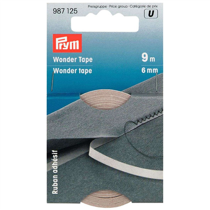 Ruban adhésif hydrosoluble double face Prym Ruban adhésif hydrosoluble double face Prym