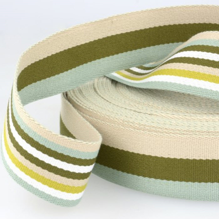 Sangle réversible tricolore 40mm au mètre Sangle réversible tricolore 40mm au mètre