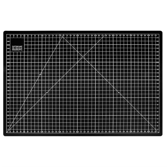 Tapis de coupe auto-cicatrisant 30x45 cm noir Tapis de coupe auto-cicatrisant 30x45 cm noir