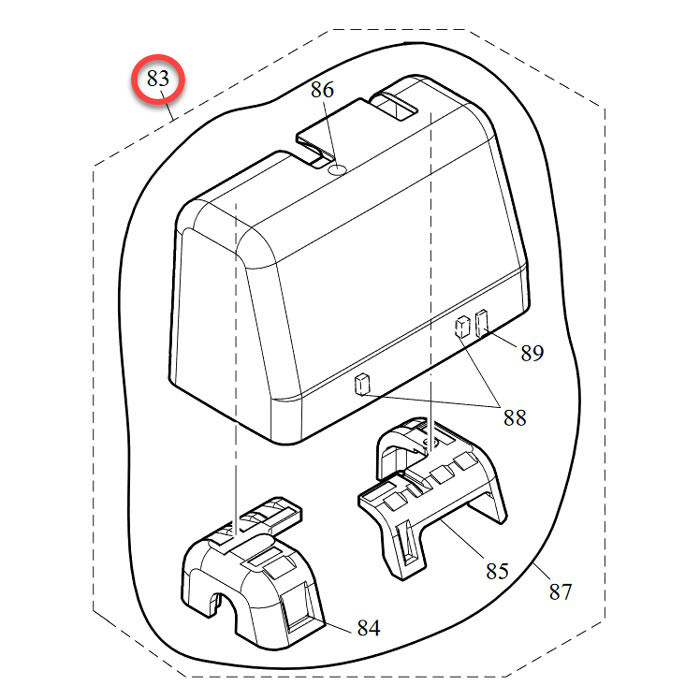 Valise (coque) de protection Brother F560 Valise (coque) de protection Brother F560