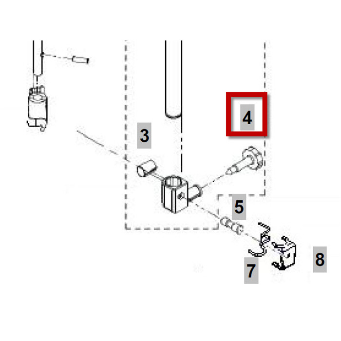 Vis pince aiguille Bernina Vis pince aiguille Bernina